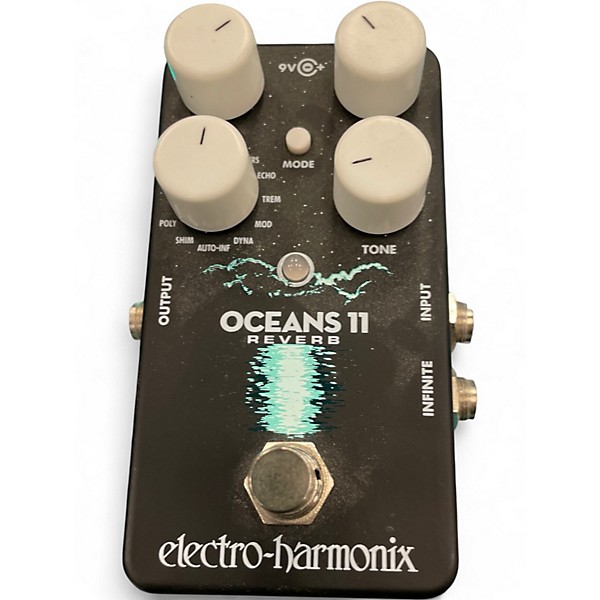 Used Electro-Harmonix Oceans 11  Reverb Effect Pedal