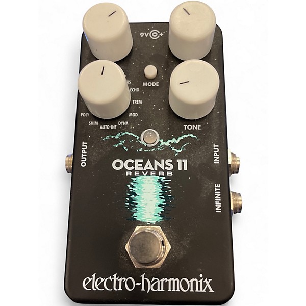 Used Electro-Harmonix Oceans 11  Reverb Effect Pedal