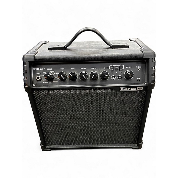 Used Line 6 Spider V 20 MkII 20w 1x8 Guitar Combo Amp