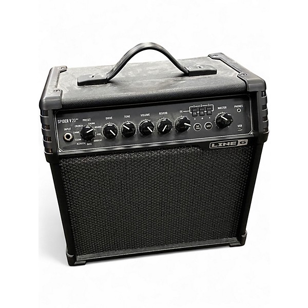 Used Line 6 Spider V 20 MkII 20w 1x8 Guitar Combo Amp