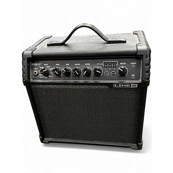 Used Line 6 Spider V 20 MkII 20w 1x8 Guitar Combo Amp
