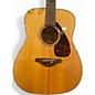 Used Yamaha FG75OS Natural Acoustic Guitar