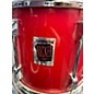 Used Ludwig 4 Piece ROCKER RED Drum Kit