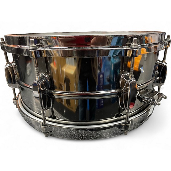 Used TAMA 6.5X14 Metalworks Snare BLACK NICKEL Drum
