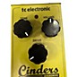 Used TC Electronic Cinders Overdrive Effect Pedal