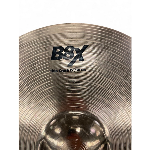 Used SABIAN 15in B8X Thin Crash Cymbal