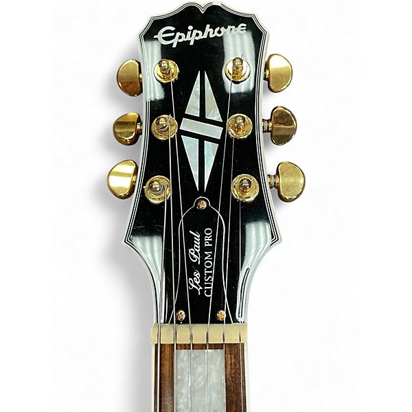 Used Epiphone Les Paul Custom Pro KOA  Solid Body Electric Guitar