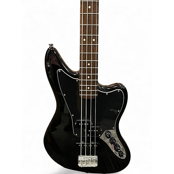 Used Squier Vintage Modified Jaguar Bass Special Black Electric Bass Guitar