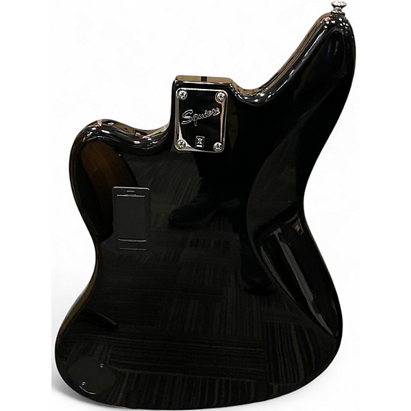 Used Squier Vintage Modified Jaguar Bass Special Black Electric Bass Guitar