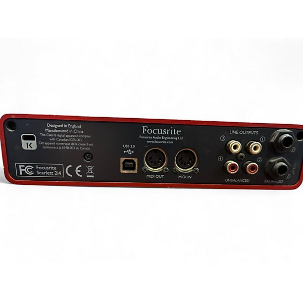 Used Focusrite Scarlett 2i4 Audio Interface
