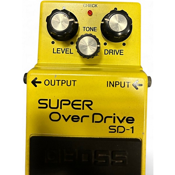 Used BOSS SD1 Super Overdrive Effect Pedal