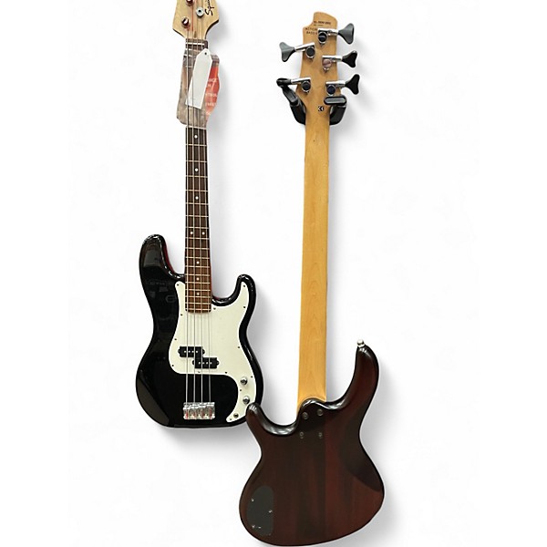 Used Cort ACTION BASS V Trans Crimson Red Electric Bass Guitar