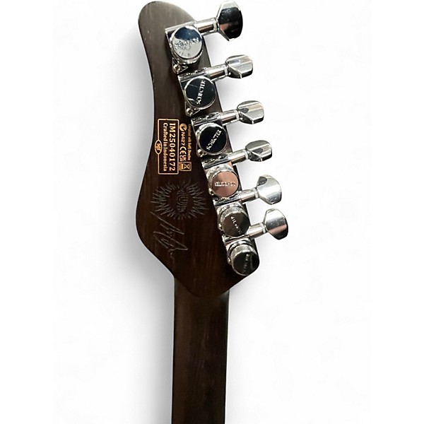 Used Schecter Guitar Research Nick Johnston Traditional HSS 10th Anniversary Atomic Saffror Solid Body Electric Guitar