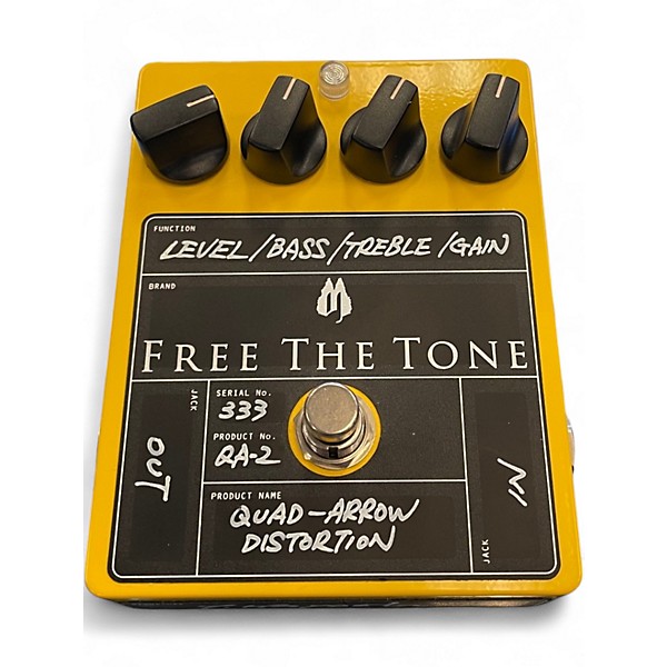 Used Free The Tone quad-arrow distortion Effect Pedal