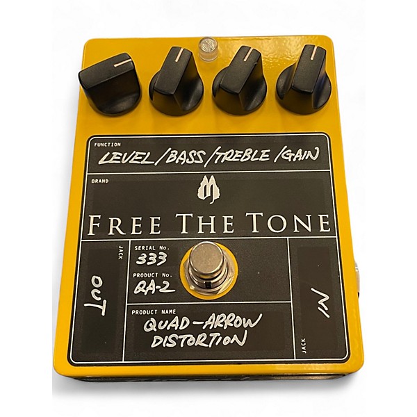Used Free The Tone quad-arrow distortion Effect Pedal