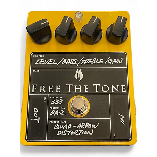 Used Free The Tone quad-arrow distortion Effect Pedal