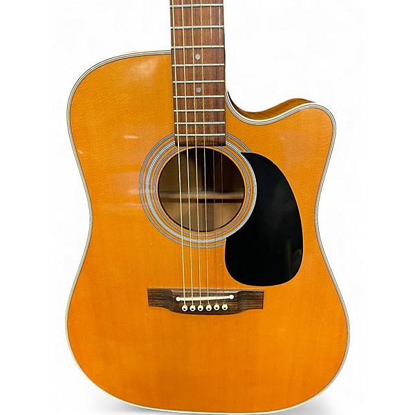 Used Takamine ef350ce Natural Acoustic Electric Guitar