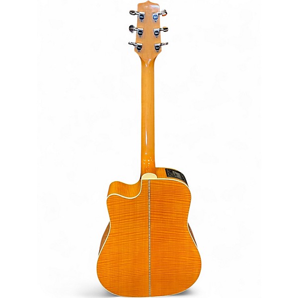 Used Takamine ef350ce Natural Acoustic Electric Guitar
