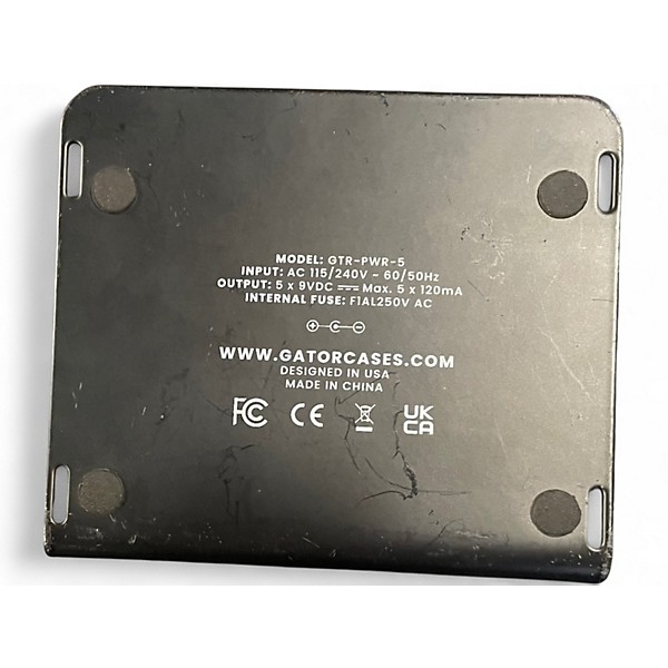 Used Gator GTR-PWR-5 Pedalboard Isolated Power Supply - 5 Outputs Power Supply