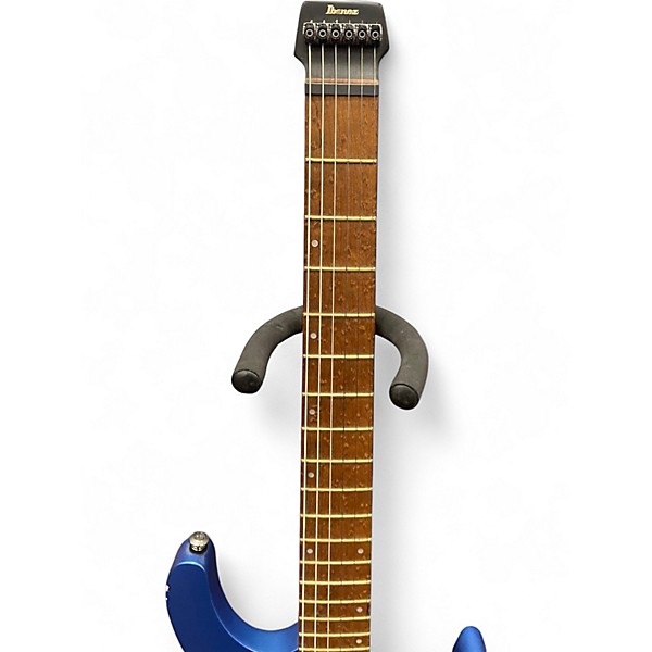 Used Ibanez Q52 HEADLESS 6 Blue Solid Body Electric Guitar