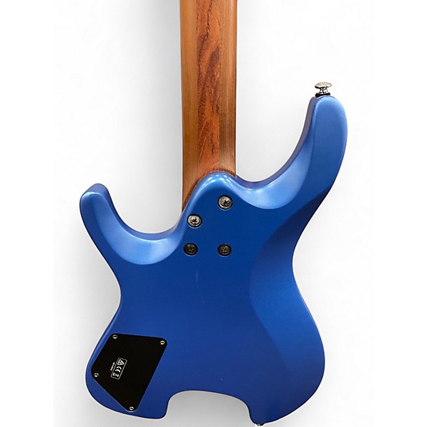 Used Ibanez Q52 HEADLESS 6 Blue Solid Body Electric Guitar