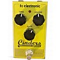Used TC Electronic Cinders Overdrive Effect Pedal