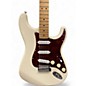 Used 2007 Fender Standard Stratocaster Antique White Solid Body Electric Guitar