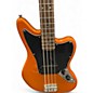 Used Squier AFFINITY SERIES JAGUAR BASS Orange Electric Bass Guitar