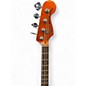 Used Squier AFFINITY SERIES JAGUAR BASS Orange Electric Bass Guitar