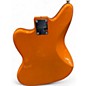 Used Squier AFFINITY SERIES JAGUAR BASS Orange Electric Bass Guitar