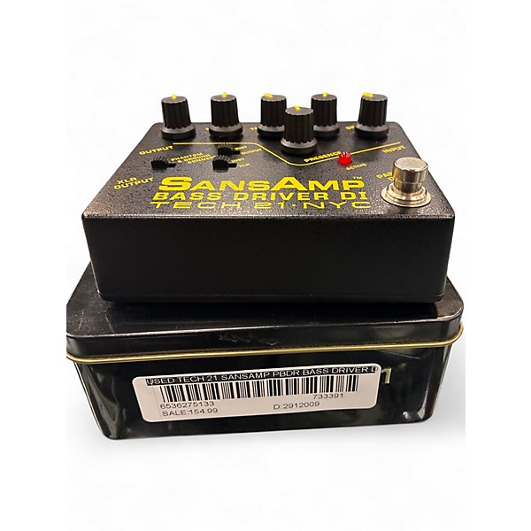 Used Tech 21 Sansamp PBDR Bass Driver DI Bass Effect Pedal