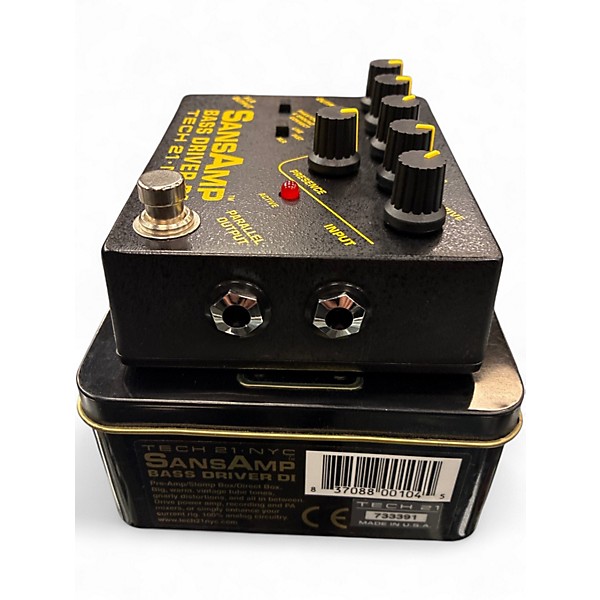 Used Tech 21 Sansamp PBDR Bass Driver DI Bass Effect Pedal