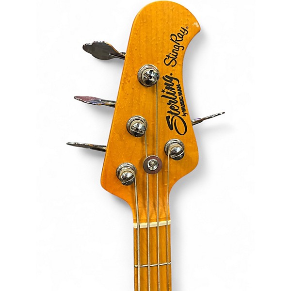 Used Sterling by Music Man RAY24CA Olympic White Electric Bass Guitar