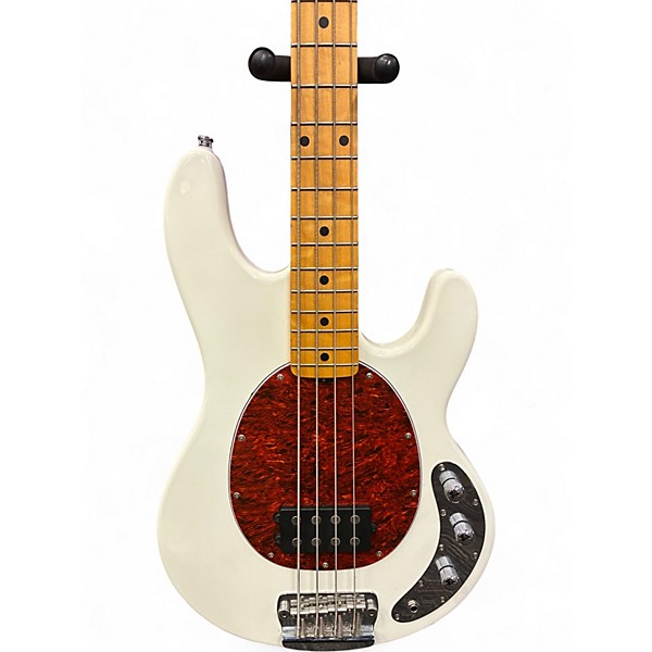 Used Sterling by Music Man RAY24CA Olympic White Electric Bass Guitar