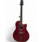 Used Ovation CC24 Celebrity Crimson Red Trans Acoustic Electric Guitar thumbnail