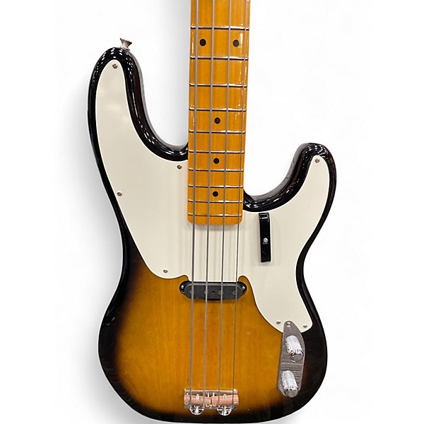 Used Fender AMERICAN VINTAGE II 1954 REISSUE PRECISION BASS 2 Color Sunburst Electric Bass Guitar