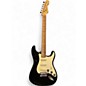 Used Starcaster by Fender Stratocaster Black Solid Body Electric Guitar thumbnail