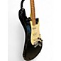 Used Starcaster by Fender Stratocaster Black Solid Body Electric Guitar