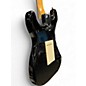 Used Starcaster by Fender Stratocaster Black Solid Body Electric Guitar