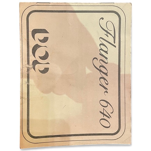 Vintage 1970s DOD Flanger 640 Effect Pedal