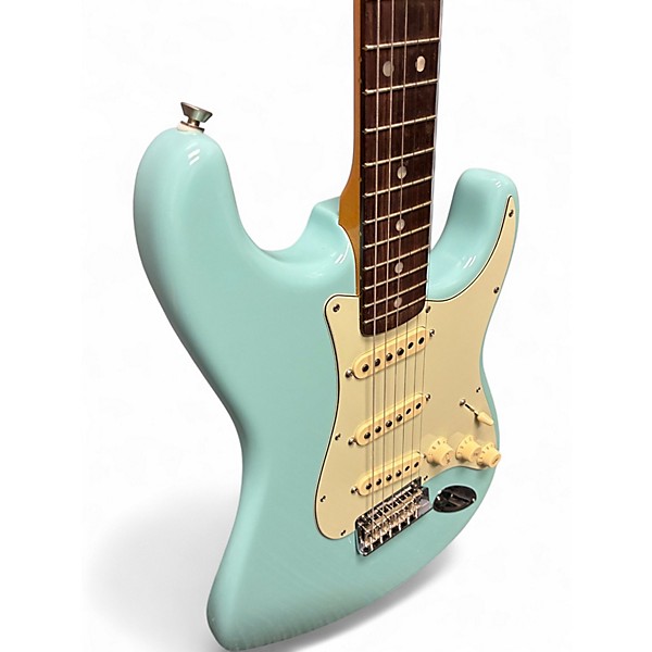Used Fender Mod Shop Stratocaster Daphne Blue Solid Body Electric Guitar