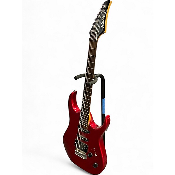 Used Washburn WR150 Metallic Red Solid Body Electric Guitar