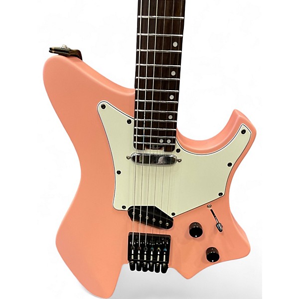 Used Eart GW2TP-SE Shell Pink Solid Body Electric Guitar