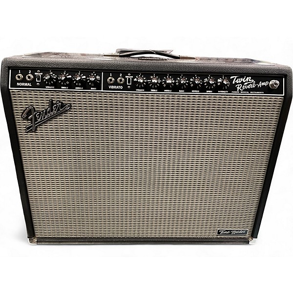Used Fender Tone Master Twin Reverb 200W 2x12 Guitar Combo Amp