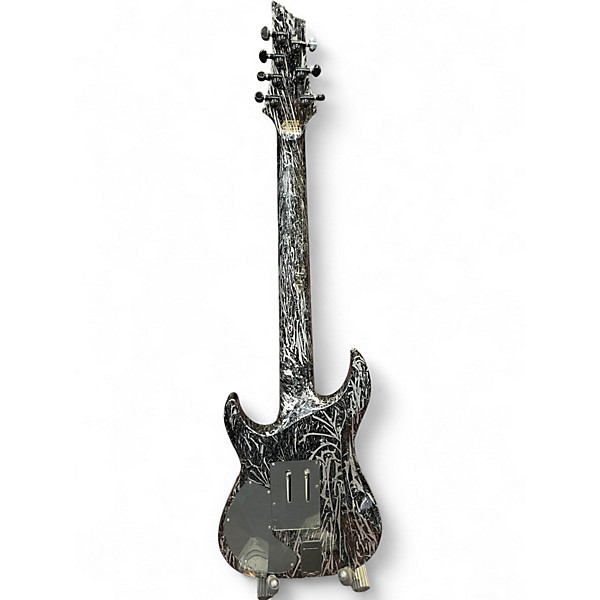 Used Schecter Guitar Research C7 FR-S Silver Mountain Solid Body Electric Guitar