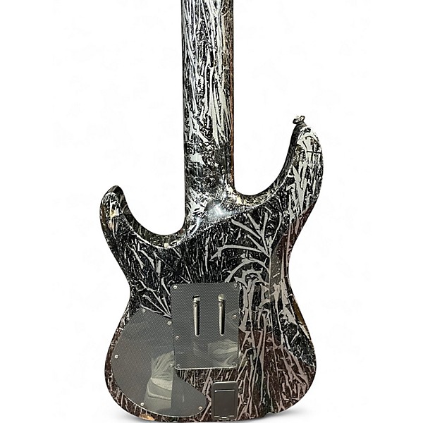 Used Schecter Guitar Research C7 FR-S Silver Mountain Solid Body Electric Guitar