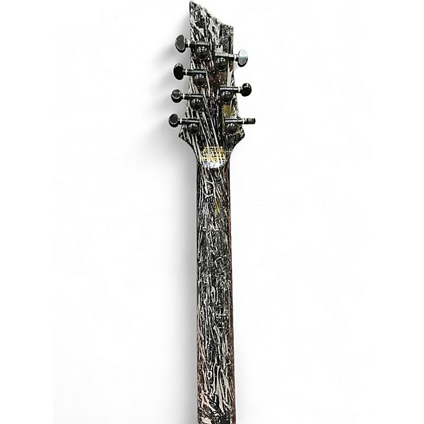 Used Schecter Guitar Research C7 FR-S Silver Mountain Solid Body Electric Guitar
