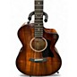 Used Taylor 224CEKDLX Shaded Edge Burst Acoustic Electric Guitar