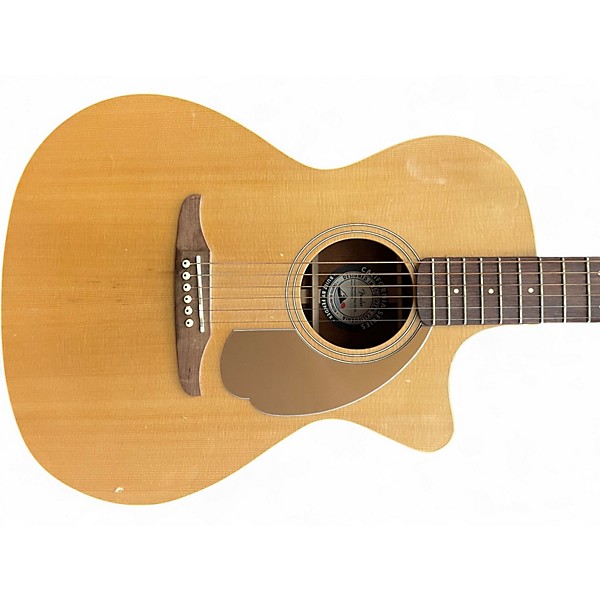 Used Fender Newporter Player Natural Acoustic Electric Guitar