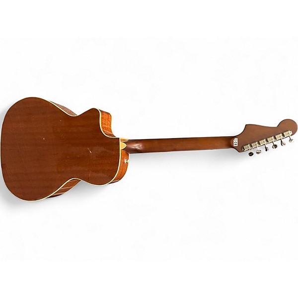 Used Fender Newporter Player Natural Acoustic Electric Guitar